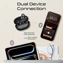 سماعات بروميت إيركليب برو اللاسلكية ذات التصميم المشبك المفتوح مع ميكروفون ENC وبلوتوث 5.4 Promate AirClip-Pro Open-Ear Air Conduction Clip-On Wireless Earbuds