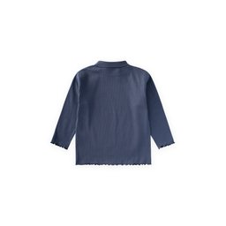 تي شيرت مضلع موسمي للأطفال 2-8 سنوات - كحلي Seasonal Ribbed T-Shirt for Kids 2-8 Years - Navy Blue
