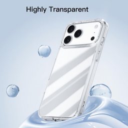 كفر آيفون 18 برو شفاف أكريليك كريستالي iPhone 18 Pro Crystal Acrylic Transparent Case