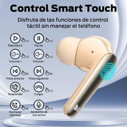 مونستر - سماعة بلوتوث لاسلكية N-Lite 203 - ذهبي Monster N-Lite 203 Wireless Earbuds Gold
