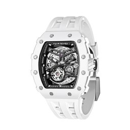 ساعة رجالية تسار بومبا إليمنتال TB8208C-07 - سيراميك Elemental-TB8208C-07- Ceramic Men's Watch - TSAR BOMBA