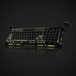 لوحة مفاتيح GravaStar Mercury K98 Pro الميكانيكية اللاسلكية – أسود فانتوم (GSK98PRO-GM) GravaStar Mercury K98 Pro Wireless Mechanical Gaming Keyboard – Phantom Black (GSK98PRO-GM)