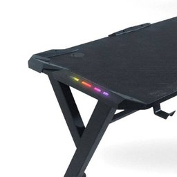 طاولة ألعاب روندا RD-T002 بإضاءة RGB LED بقياس 120 × 60 سم Runda RD-T002 RGB LED Gaming Table (120 × 60cm)