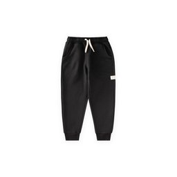 بنطال رياضي للأطفال بجيوب - أسود (6-12 سنة) Kids' Pocketed Sweatpants - Black (Ages 6-12)