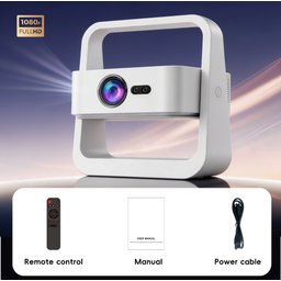 جهاز عرض منزلي ذكي S34 – دقة 720P ودعم 4K ونظام Android 13 وWi-Fi وBluetooth S34 Smart Home Theater Projector – 720P, 4K Support, Android 13, Wi-Fi & Bluetooth