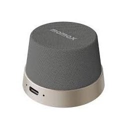 مكبر صوت موماكس لاسلكي مغناطيسي (لون تيتانيوم) Momax Vibe Go Magnetic Wireless Speaker (Titanium)