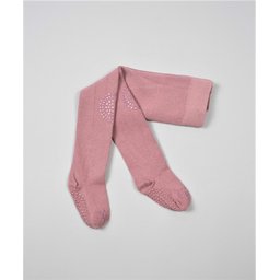 جوارب زحف مانعة للانزلاق للأطفال 6-24 شهر - لون وردي مجفف Anti-Slip Crawling Tights for Babies 6-24 Months - Dried Rose