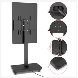 ستاند تلفزيون دوار للشاشات من 26 إلى 55 إنج، دوران 90 درجة وتعديل عمودي وأفقي Rotating TV Stand for 26–55 Inch Screens, 90° Rotation & Vertical/Horizontal Adjustment