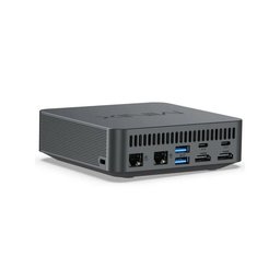 ميني كمبيوتر MINIX N512 بمعالج Intel Core i5-12600H، ذاكرة RAM سعة 16GB، تخزين SSD سعة 512GB، لون رمادي MINIX N512 Mini PC, Intel Core i5-12600H, 16GB RAM, 512GB SSD, Gray