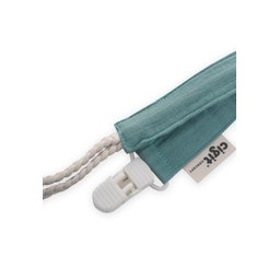 حامل لهاية أطفال قطني 23 سم - أخضر فاتح Baby Cotton Pacifier Holder 23cm - Light Green
