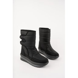 Muggo Bunny حذاء أطفال شتوي فرو مقاوم للماء - أسود Muggo Bunny Kids' Fur-Lined Waterproof Winter Boots - Black
