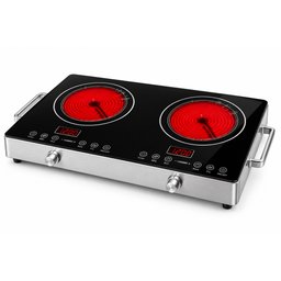 طباخ  المنضدي السيراميك – عينين Electric Double Touch Hot Plate