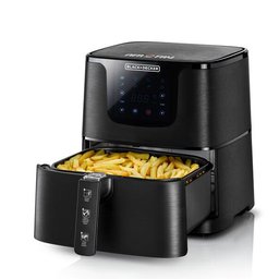 قلاية هوائية من بلاك+ديكر AF700-B5 حجم 4.3 لتر باللون الاسود Black&Decker AF700-B5 Air Fryer 4.3L black