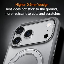كفر آيفون 18 برو ماكس أكريليك من سيلادا مع ماك سيف ومسند دوّار iPhone 18 Pro Max SULADA Frosted MagSafe 360° Rotating Case