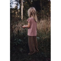 توب تونيك قطني للأطفال 4-12 سنة - نحاسي Kids' Cotton Tunic Top 4-12 Years - Copper