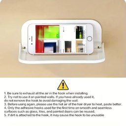 رف جداري قابل للطي متعدد الاستخدامات Foldable 30x19cm Wall-mounted Shelf, For Bathroom, Toilet, Kitchen, Bedside, No Drilling Foldable 30x19cm Wall-mounted Shelf, For Bathroom, Toilet, Kitchen, Bedside, No Drilling