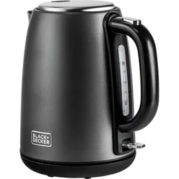 غلاية كهربائية من بلاك+ديكر SSJC175-B5 بسعة 1.7 لتر باللون الأسود والرمادي 2200 واط Black&Decker SSJC175-B5 Electric Kettle 2200W 1.7L Black/Grey