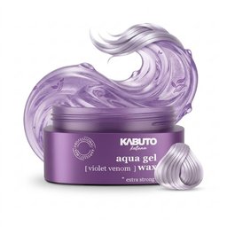 واكس تصفيف الشعر كابوتو Kabuto بحجم 150ml – بنفسجي فينم Kabuto Hair Styling Wax - 150ml - Violet Venom