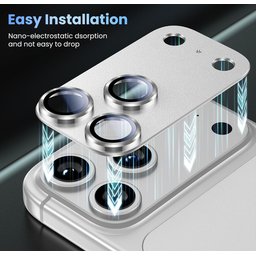الاسم العربي: حماية عدسات كاميرا آيفون 18 برو ماكس iPhone 18 Pro Max Metal Camera Lens Protector