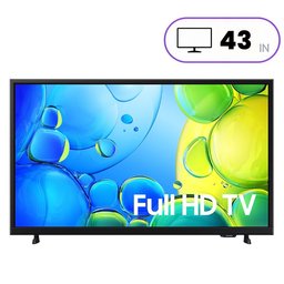 تلفزيون سامسونج Samsung بشاشة 43 بوصة بدقة Full HD بتردد 50 Hz تلفاز ذكي Tizen LED – أسود Samsung F6000F Television - 43 Inch - Full HD - 50 Hz - Smart Tizen TV - LED - Black