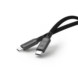 موماكس 1-Link Flow CC 100W USB-C كيبل مضفر Momax 1-Link Flow CC 100W USB-C Braided Cable 2m (Black)