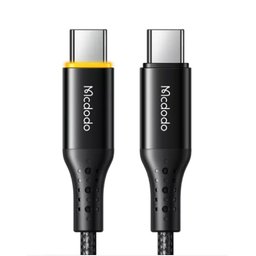 كابل بيانات C إلى C من سلسلة MC Nest، إيقاف تشغيل تلقائي، 100 واط، 1.2 متر، أسود MC Nest Series Auto Power Off 100W C to C Data Cable 1.2m Black