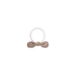باندانا شعر للأطفال بشريط رفيع - لون فيزون Baby Hair Bandana with Thin Ribbon - Mink Color