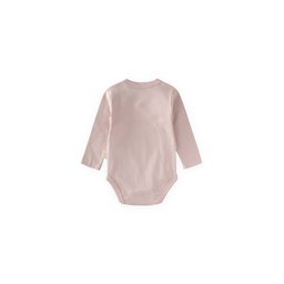 سالوبيت أطفال متقاطع (كروفاز) 0-18 شهر - وردي بودرة Baby Crossover Bodysuit 0-18 Months - Powder Pink