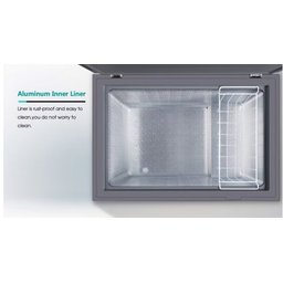 مجمدة هايسنس أفقية 5 قدم بسعة 136 لتر مع تجميد سريع وإضاءة داخلية Hisense 5ft 136L Chest Freezer with Fast Freezing and Interior Lighting