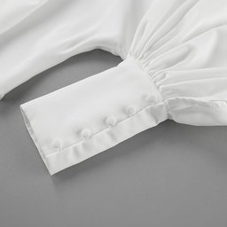 قميص أبيض بطراز فرنسي White Shirt French style