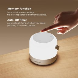 مصباح ليلي Oraimo SmartLamp Go بإضاءة RGB وقدرة 4.5 واط – أبيض Oraimo SmartLamp Go 4.5W RGB Night Light - White