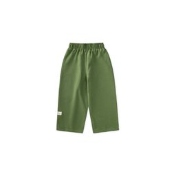 بنطال رياضي للأولاد مبطن بالصوف، 3-10 سنوات، لون أخضر زيتي Boys' Fleece-Lined Sweatpants, 3-10 Years, Olive Green