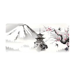 ماوس باد يابان 1ESPORT MOUSEPAD 90*40 JAPAN TOWN