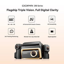 DDPAI Z90 Master داش كام سياره 3 كامره / 3CH DDPAI Z90 Master داش كام سياره 3 كامره / 3CH