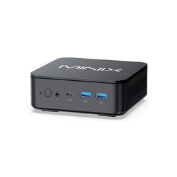 ميني كمبيوتر MINIX NR660LP بمعالج AMD Ryzen 5 6600H، ذاكرة RAM سعة 16GB، تخزين SSD سعة 512GB، لون رمادي MINIX NR660LP Mini PC, AMD Ryzen 5 6600H, 16GB RAM, 512GB SSD, Gray