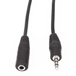 كيبل صوت VCOM AUX ‏3.5 ملم ذكر إلى 3.5 ملم أنثى بطول 2 متر VCOM AUX 3.5mm Stereo Male to Female Cable 2M