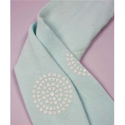 جوارب زحف مانعة للانزلاق للأطفال 6-24 شهر - أخضر مائي Anti-Slip Crawling Tights for Babies 6-24 Months - Aqua Green