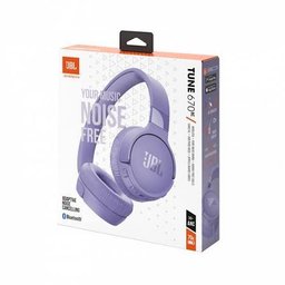 سماعة بلوتوث JBL Tune 670NC إلغاء الضوضاء JBL Tune 670NC Wireless On-Ear Headphones with Adaptive Noise Cancelling