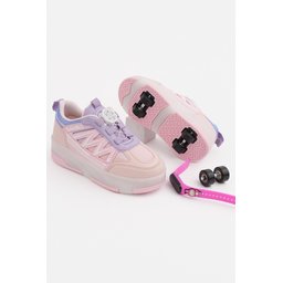 Muggo SKY حذاء رياضي أطفال بعجلات وإضاءة LED - بودرة Muggo SKY Kids' Light-Up Roller Skate Sneaker Shoes - Powder Pink