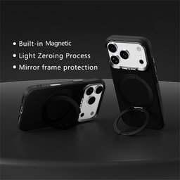 كفر آيفون 18 برو ماكس مع ماك سيف ومسند دوّار iPhone 18 Pro Max ABEEL MagSafe 360° Rotating Case
