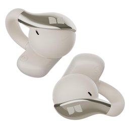 سماعات مونستر AC225 لاسلكية بتصميم مفتوح للأذن – أبيض Monster AC225 Open-Ear Wireless Earbuds – White