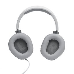 6066. جي بي ال سماعة ألعاب سلكية Quantum 100 ابيض 6066. JBL Quantum 100 Wired Gaming Headset White