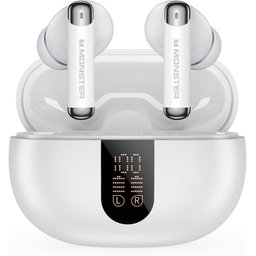 مونستر - سماعة بلوتوث لاسلكية N-Lite 211 - ابيض Monster N-Lite 211 Wireless Earbuds White