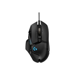 ماوس الألعاب لوجيتك G502 HERO عالي الأداء مع مستشعر HERO 25K Logitech G502 HERO High Performance Gaming Mouse (HERO 25K Sensor)