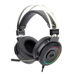 سماعة ألعاب ريدراجون لاميا 2 H320 بصوت محيطي افتراضي 7.1 وإضاءة RGB مع حامل للسماعة Redragon H320 Lamia 2 7.1 Surround Sound RGB Gaming Headset with Stand