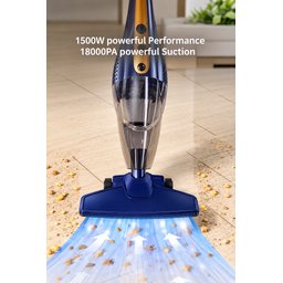 مكنسة كهربائية عمودية سيلفر كروز 1500 واط – فلتر إضافي Silver Crewes Upright Vacuum Cleaner 1500W – Additional Filter