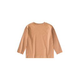 تي شيرت أطفال بيزك موسمي 100% قطن - جملي (2-10 سنوات) Kids' Basic Seasonal T-Shirt 100% Cotton - Camel (2-10 Years)