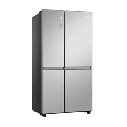 ثلاجة هايسنس بابين متقابلين 869 لتر RS869N4ASU Side-by-Side Refrigerator 869L – Inox