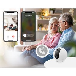 كاميرا مراقبة ذكية داخلية إي زد فيز C60p Dual Mix بدقة 2K وعدستين EZVIZ C60p Dual Mix 2K Dual-Lens Smart Wi-Fi Camera