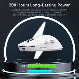 ماوس ألعاب أتاك شارك X6 فائق الخفة مع قاعدة شحن مغناطيسية وإضاءة RGB ATTACK SHARK X6 Tri-Mode Wireless Gaming Mouse with Magnetic Charging Dock